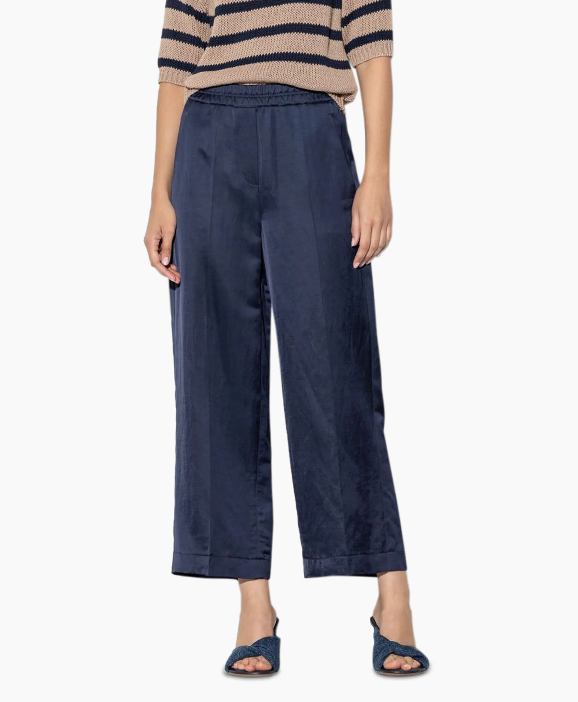 Luisa Cerano Pantalon 698524/3596-0 Donker Blauw*Dames Broeken