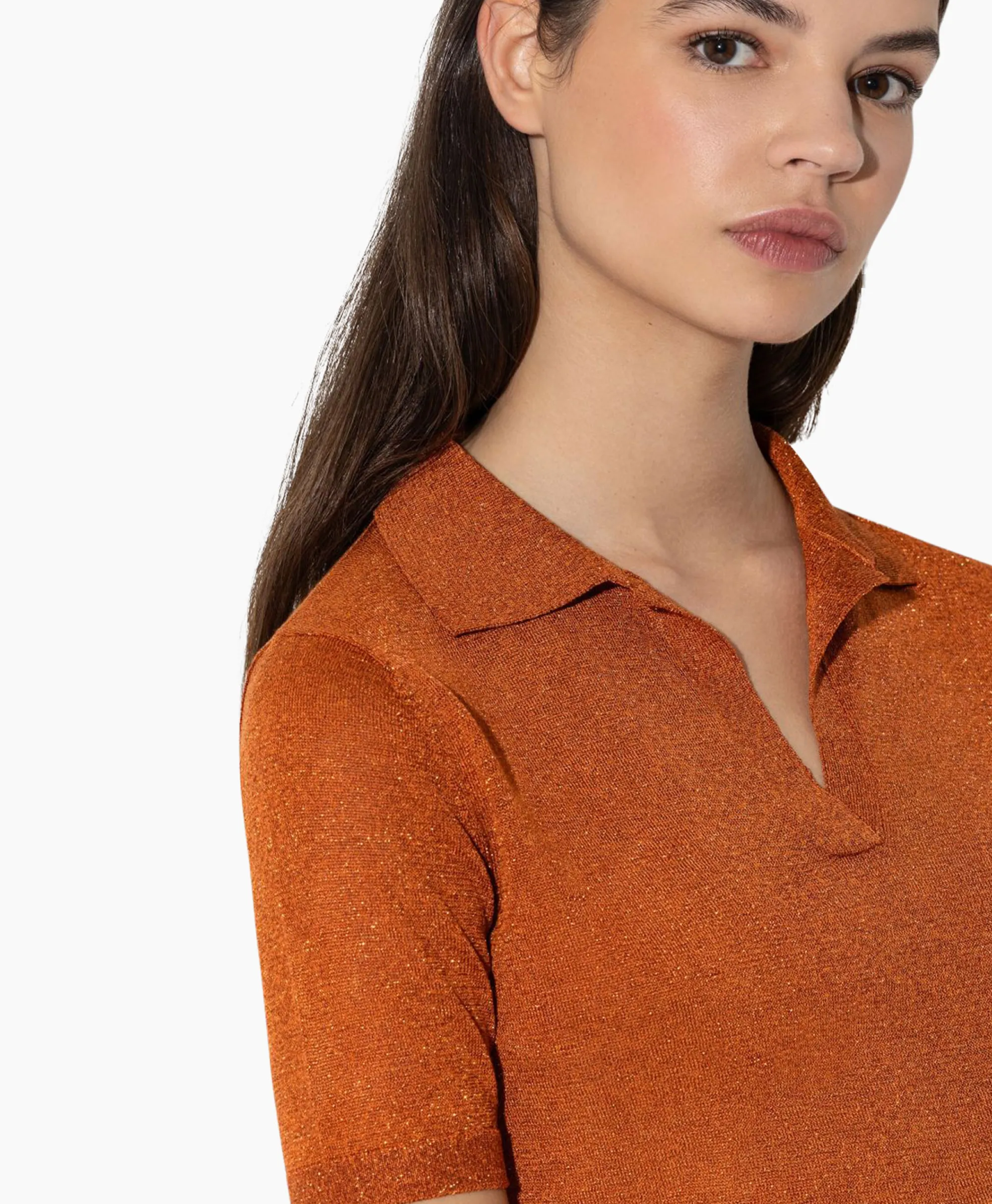 New Polo 198408/5234-0 Oranje Dames Polo's