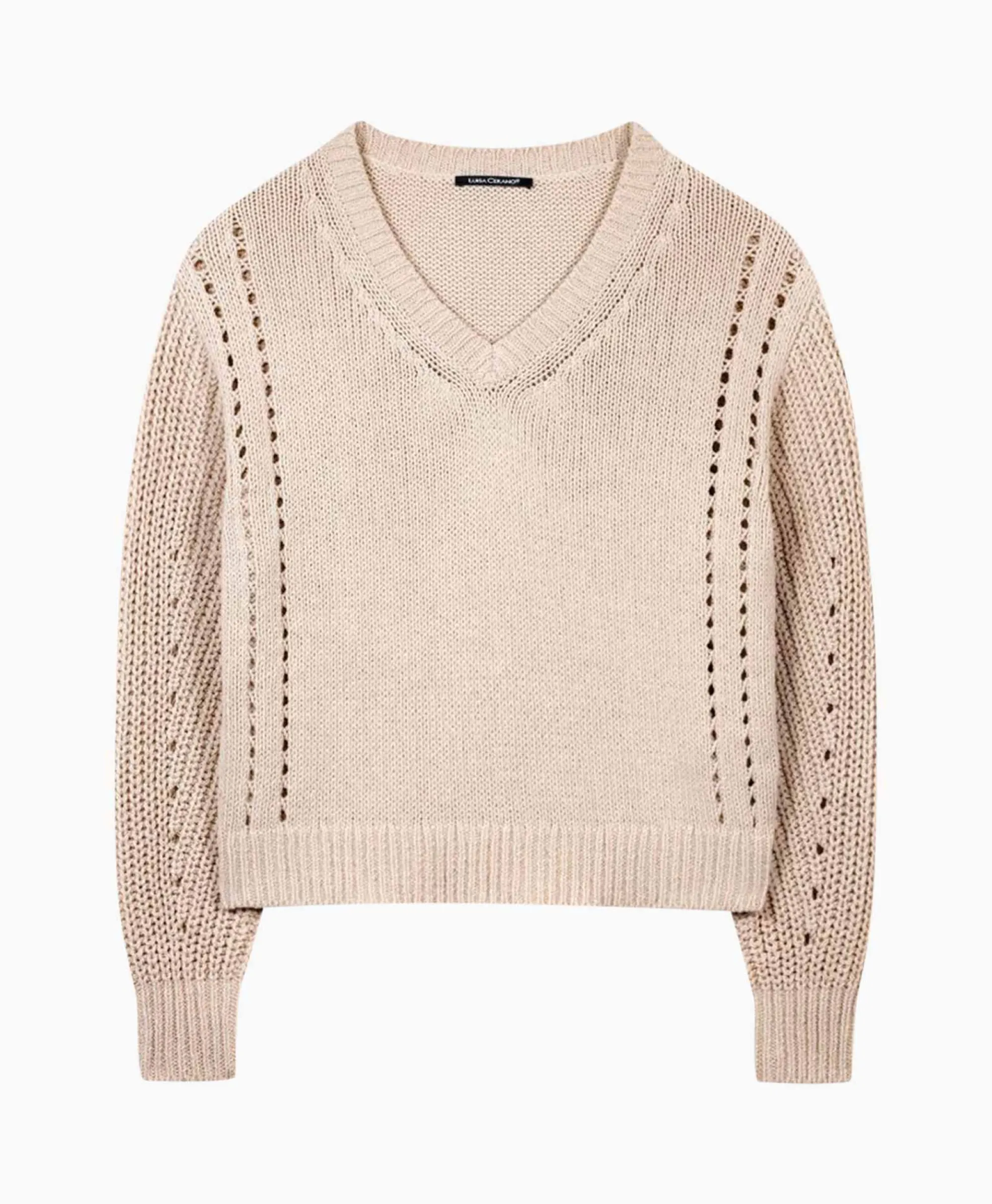 Luisa Cerano Pullover 198402/5323-0 Beige*Dames Truien