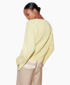 Hot Pullover 198482/5871-0 Geel Dames Truien