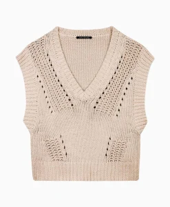 Discount Spencer 198404/5323-0 Beige Dames Truien