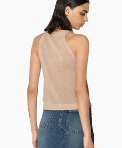 Luisa Cerano Top 198398/5335-0 Beige*Dames T-Shirts & Tops