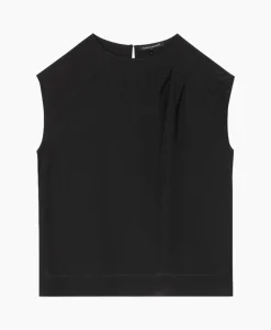 Luisa Cerano Top 298441/3597-0 Zwart Dessin*Dames Blouses