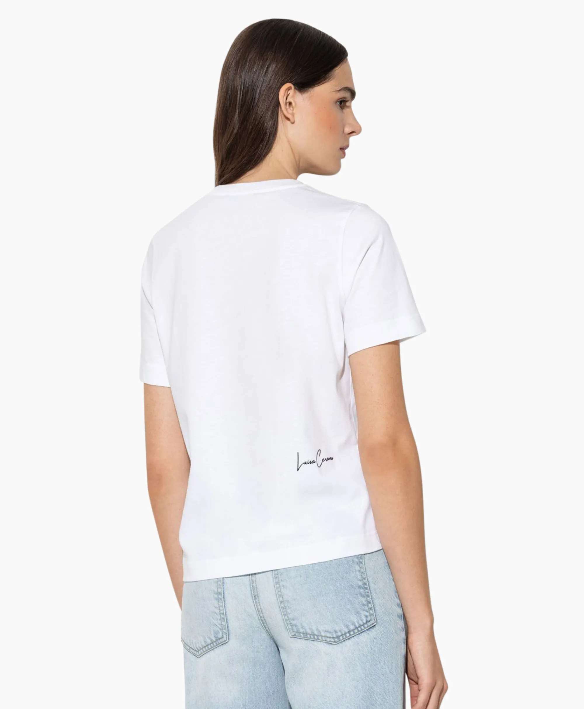 Hot T-Shirt 398157/7799-0 Wit Dames T-Shirts & Tops