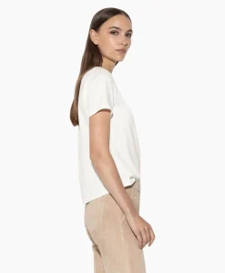 Sale T-Shirt Korte Mouw 398113/7799-0 Off White Dames T-Shirts & Tops