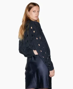 Luisa Cerano Vest 498220/5894-0 Donker Blauw*Dames Vesten