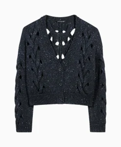 Luisa Cerano Vest 498220/5894-0 Donker Blauw*Dames Vesten