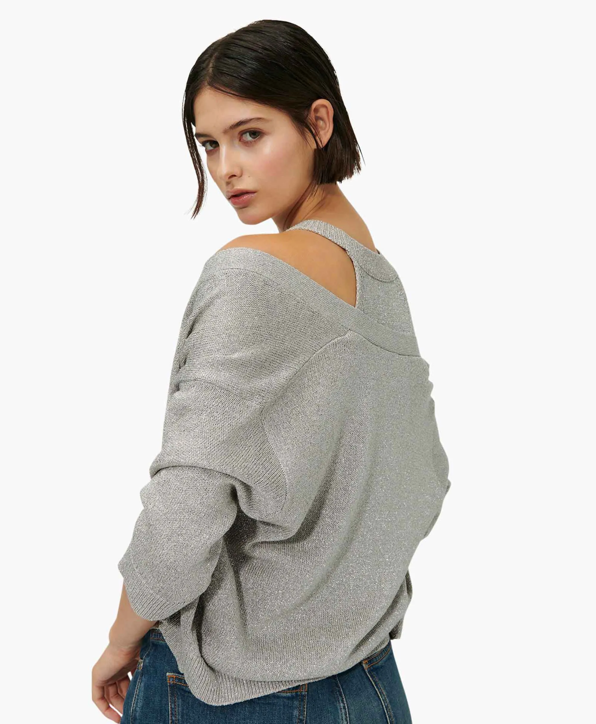 Luisa Cerano Vest 488310/5157-0 Licht Grijs*Dames Vesten