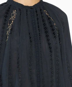 Marant Étoile Marant Etoile Blouse Janelle-Ga Zwart*Dames Blouses