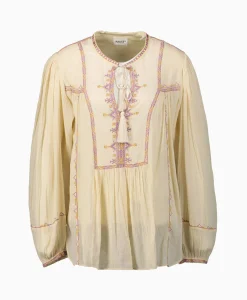 Outlet Marant Etoile Blouse Sileika-Ge Beige Dames Blouses
