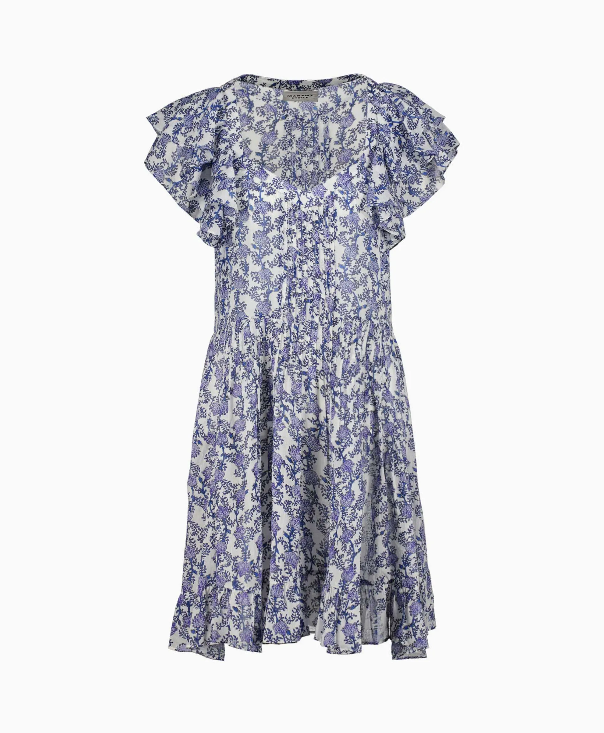 Best Marant Etoile Jurk Godrana Dress Blauw Dames Jurken