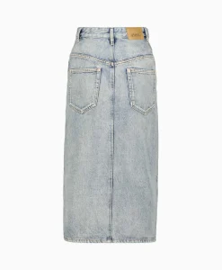 Marant Etoile Midi Rok Vandy-Ga Blauw Dames Rokken