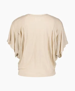 Clearance Marant Etoile T-Shirt Korte Mouw Kyanza-Gc Ecru Dames T-Shirts & Tops