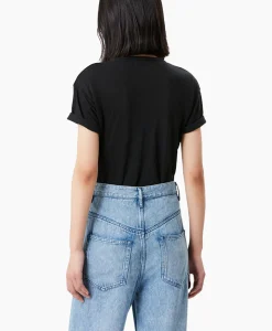 Marant Étoile Marant Etoile T-Shirt Korte Mouw Koldi-Gc Zwart*Dames T-Shirts & Tops