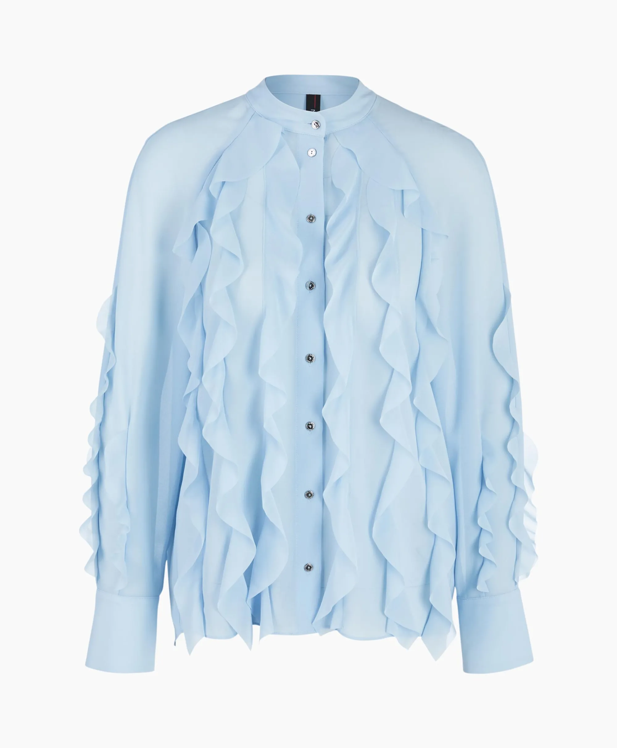 Marccain Collectie Blouse Wc 51.27 W44 Licht Blauw*Dames Blouses