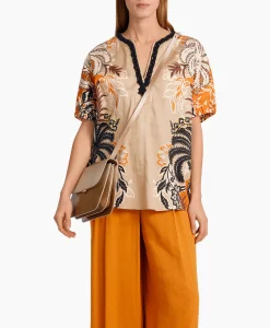 Marccain Collectie Blouse Wc 51.39 W67 Beige*Dames Blouses