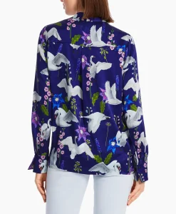 Marccain Collectie Blouse Wc 51.12 W23 Paars*Dames Blouses