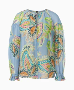 Hot Blouse Wc 51.33 W74 Licht Blauw Dames Blouses