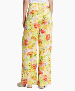 Discount Broek Wc 81.37 J22 Midden Geel Dames Broeken