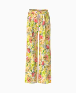 Discount Broek Wc 81.37 J22 Midden Geel Dames Broeken