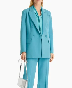 Marccain Collectie Jasje Wc 34.15 W22 Turquoise*Dames Blazers