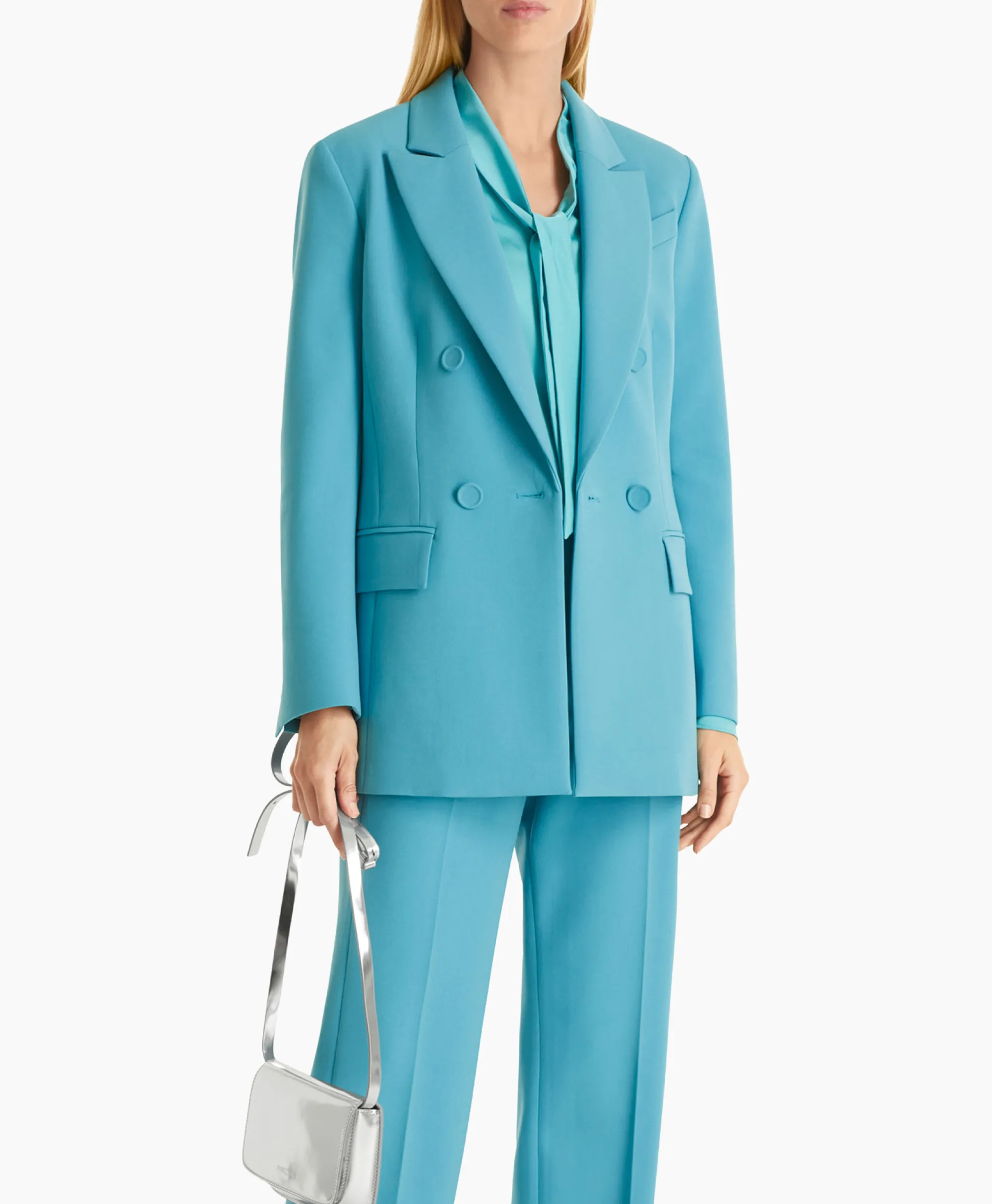 Marccain Collectie Jasje Wc 34.15 W22 Turquoise*Dames Blazers