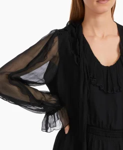 Best Jurk Vc 21.19 W51 Zwart Dames Bruiloftskleding