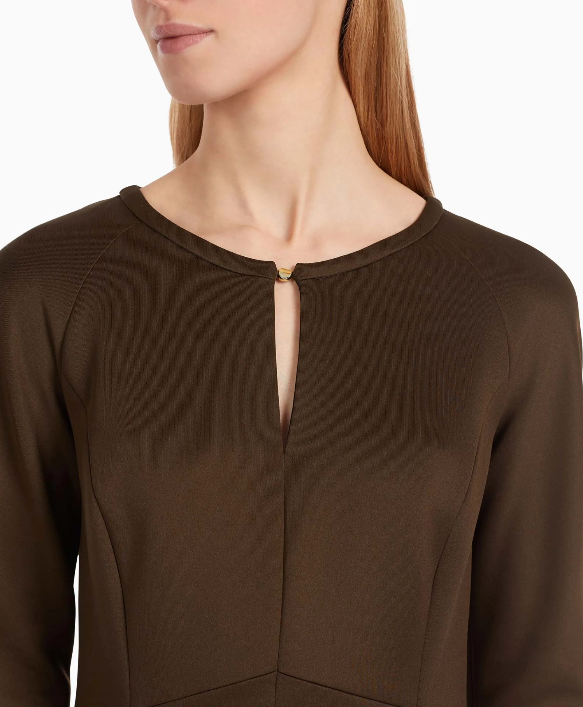 Discount Jurk Vc 21.27 J22 Bruin Dames Bruiloftskleding