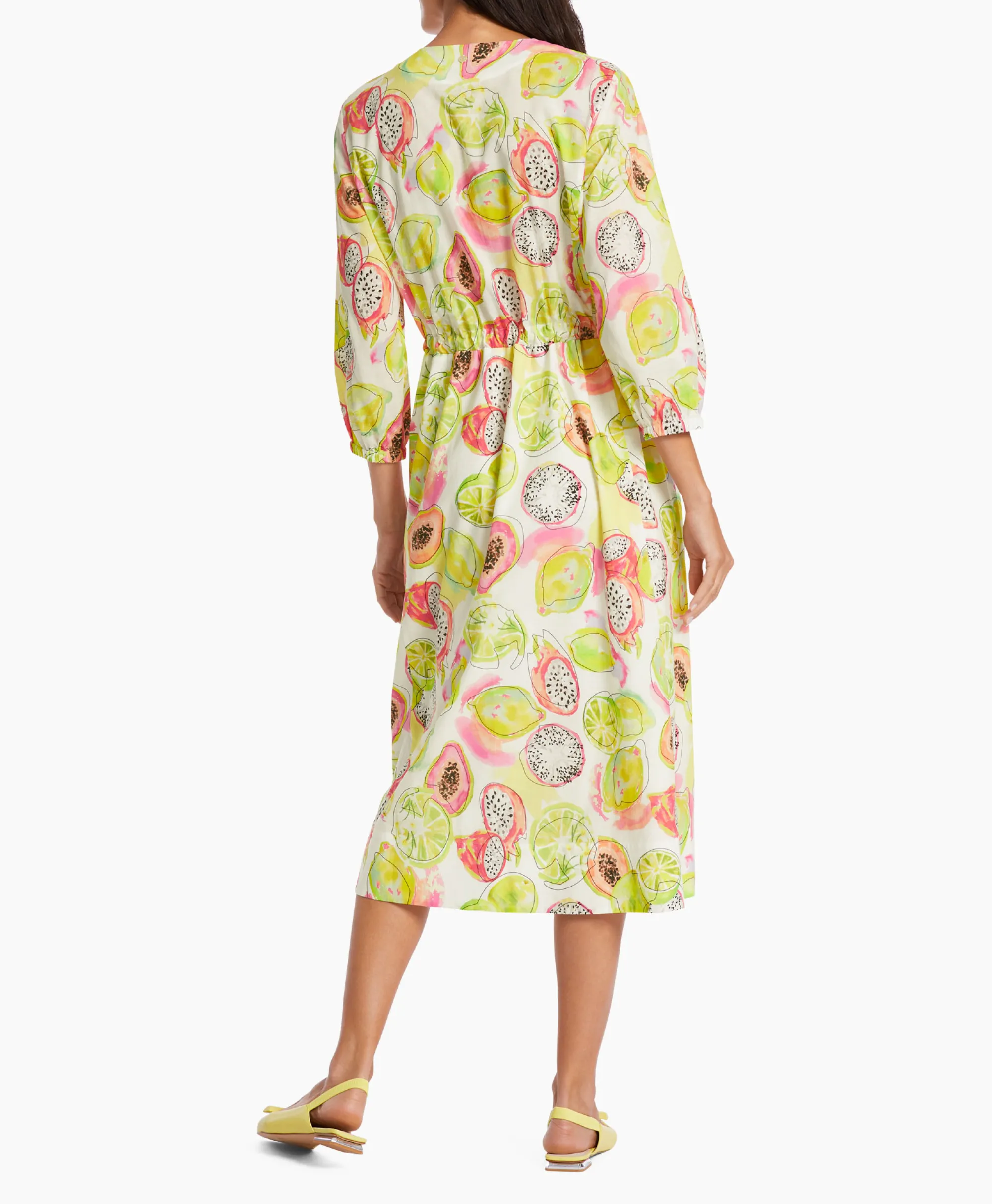 Best Jurk Wc 21.26 W27 Midden Geel Dames Bruiloftskleding