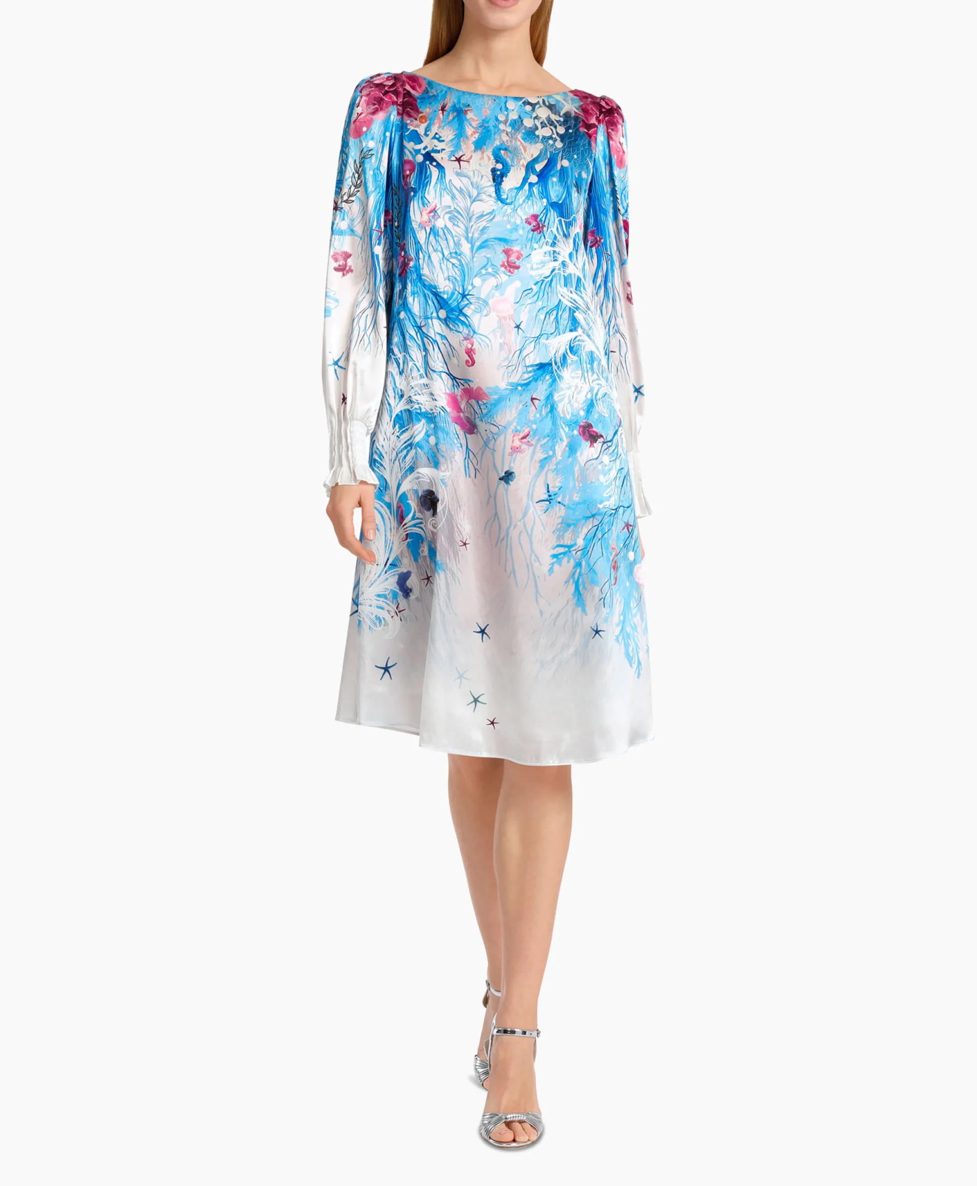 Jurk Wc 21.69 W89 Aqua Dames Bruiloftskleding