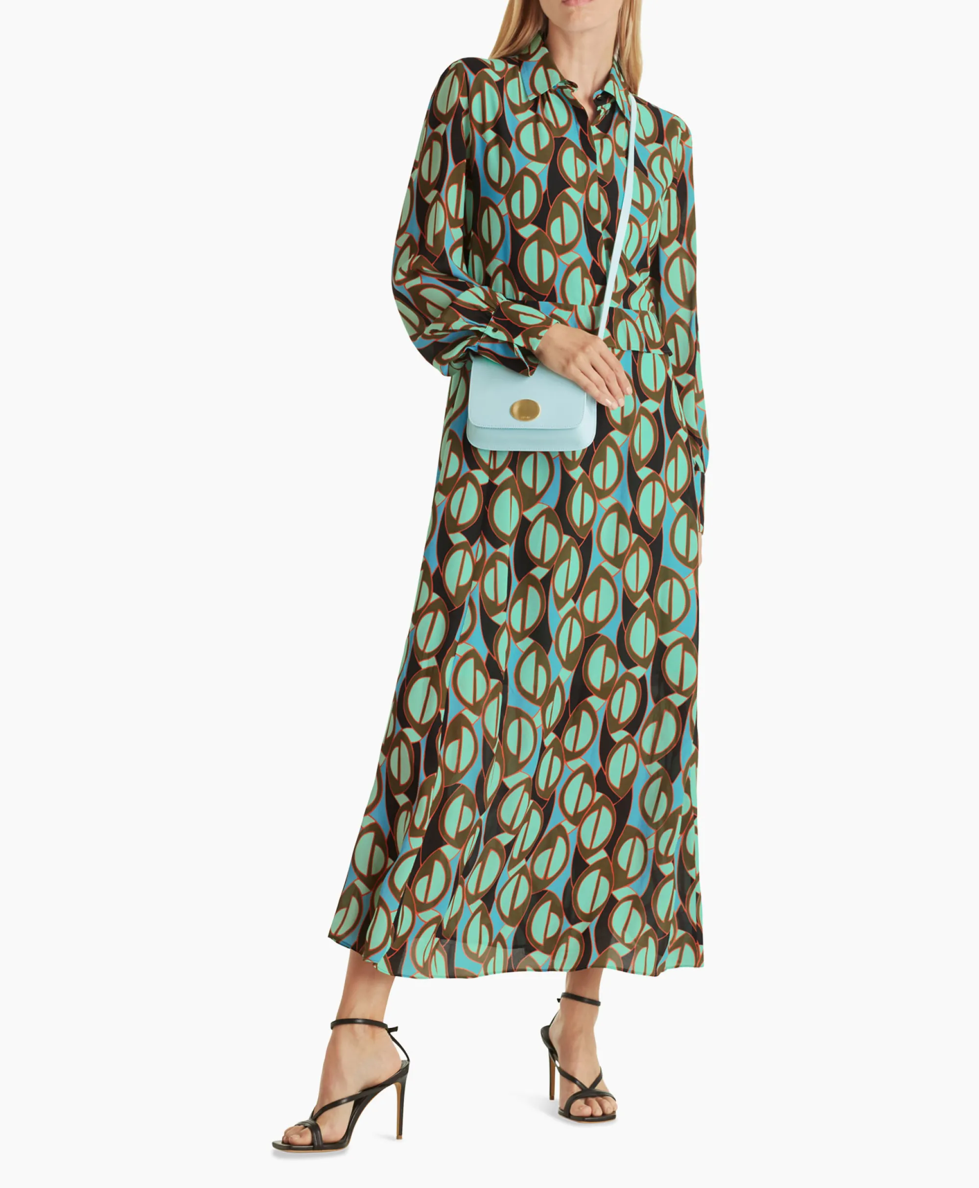 Online Jurk Wc 21.43 W04 Groen Dames Bruiloftskleding