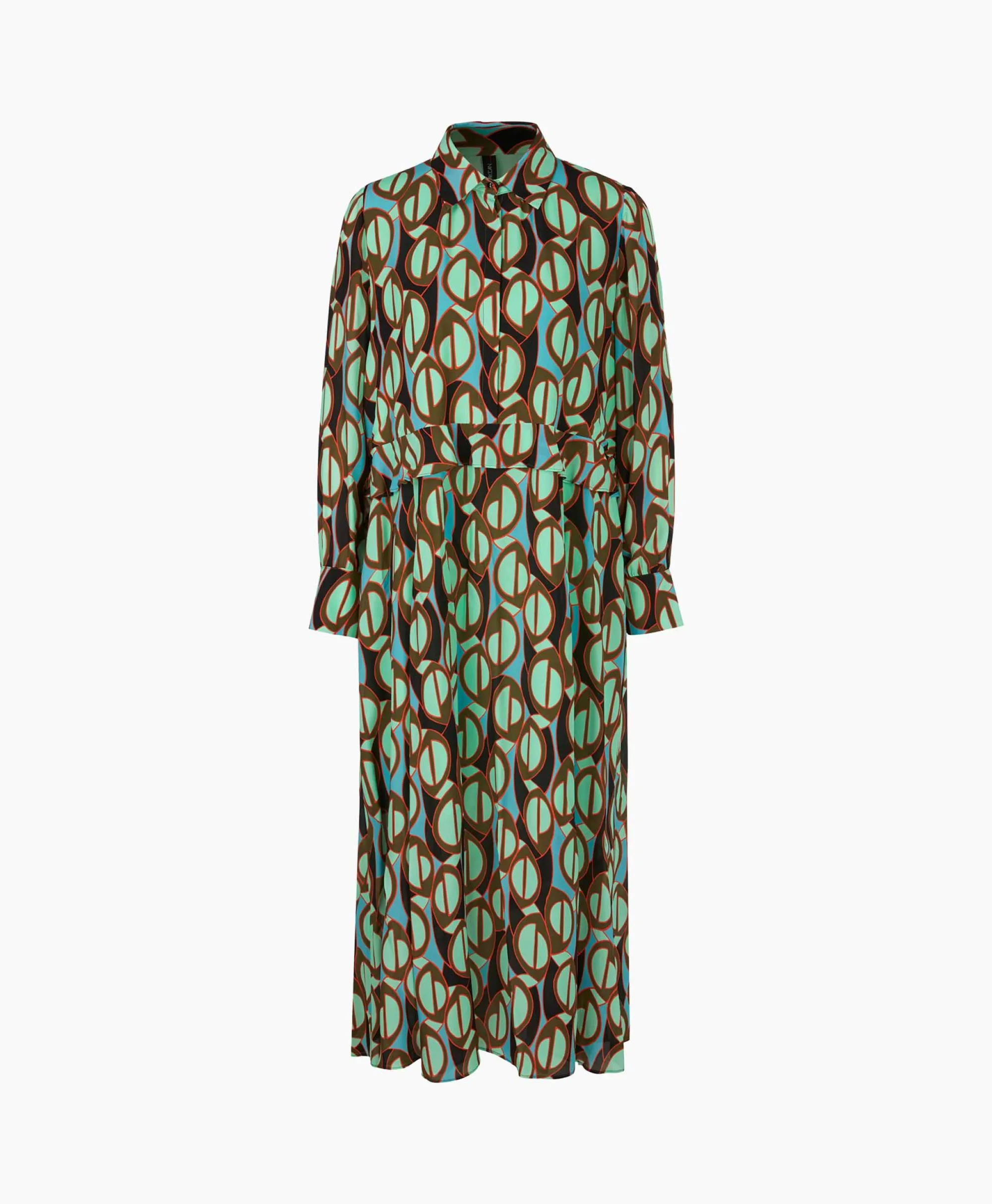 Online Jurk Wc 21.43 W04 Groen Dames Bruiloftskleding