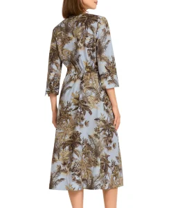 Hot Mini Jurk Uc 21.24 W54 Blauw Dames Bruiloftskleding