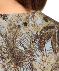 Hot Mini Jurk Uc 21.24 W54 Blauw Dames Bruiloftskleding