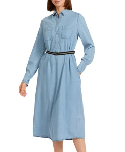 Clearance Mini Jurk Uc 21.02 D63 Licht Blauw Dames Bruiloftskleding