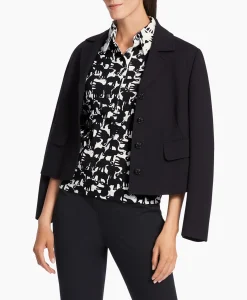 Marccain Collectie Polo Wc 53.04 J11 Zwart*Dames Polo's