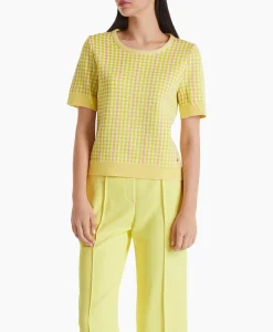 Discount Pullover Wc 41.49 M33 Midden Geel Dames T-Shirts & Tops