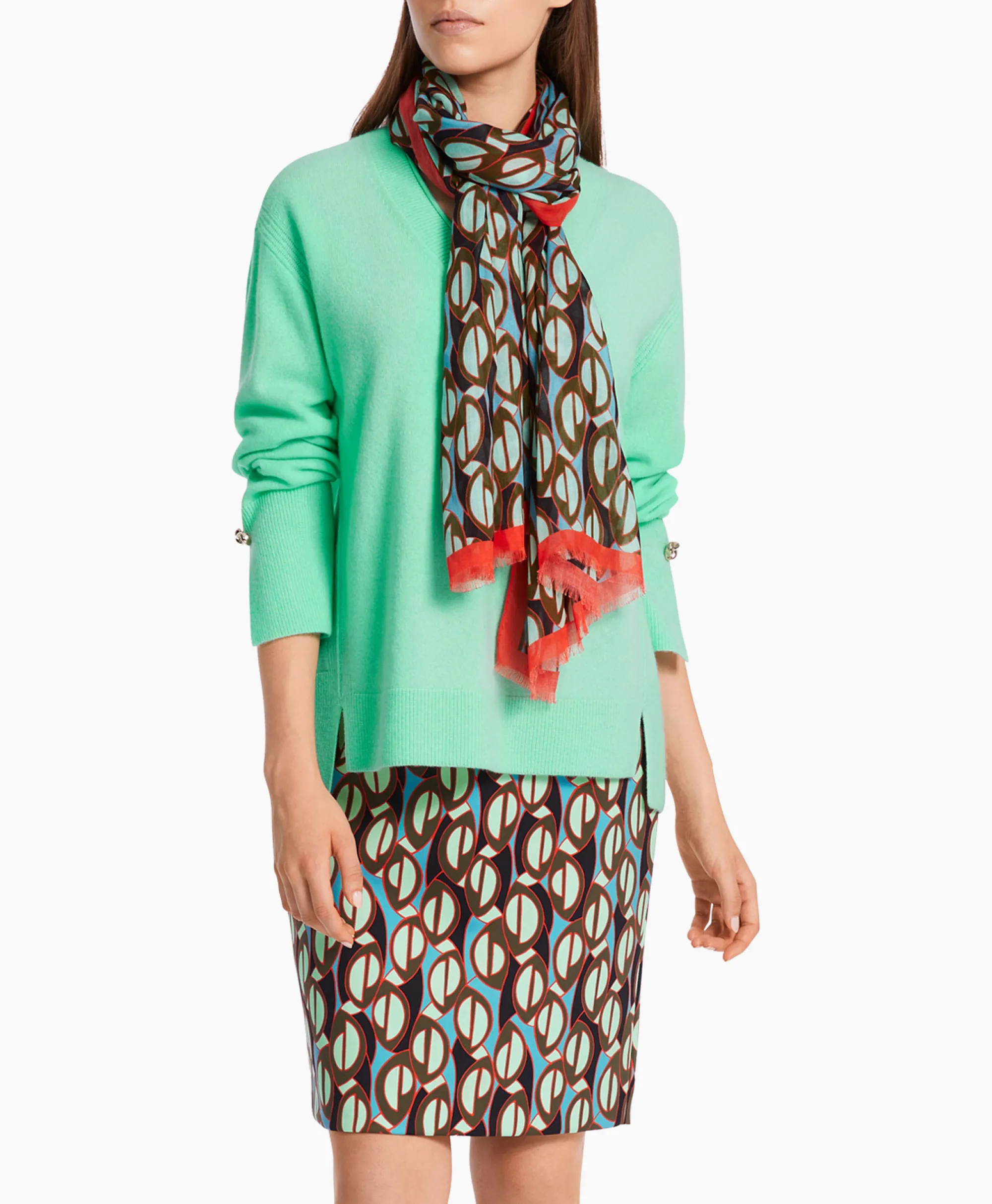 Hot Pullover Wc 41.03 M51 Groen Dames Truien