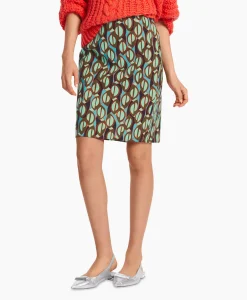 Marccain Collectie Rok Wc 71.18 J01 Groen*Dames Rokken