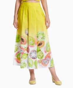 Marccain Collectie Rok Wc 71.06 W28 Geel*Dames Bruiloftskleding