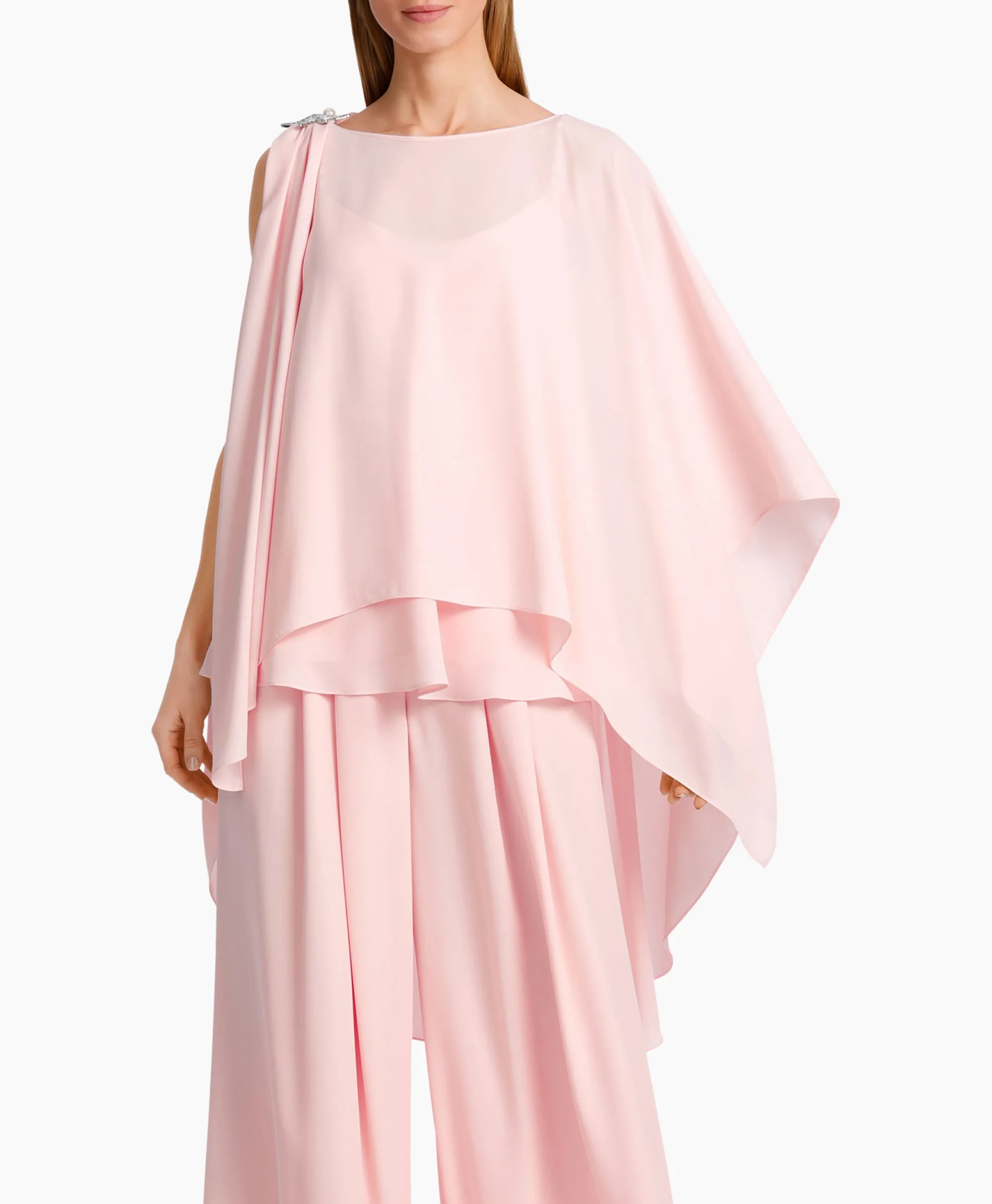 Shawl Wc B3.01 W90 Zalm Dames Sjaals