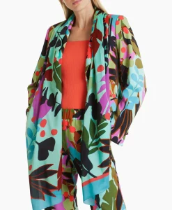 Marccain Collectie Shawl Wc B4.15 Z11 Turquoise*Dames Sjaals