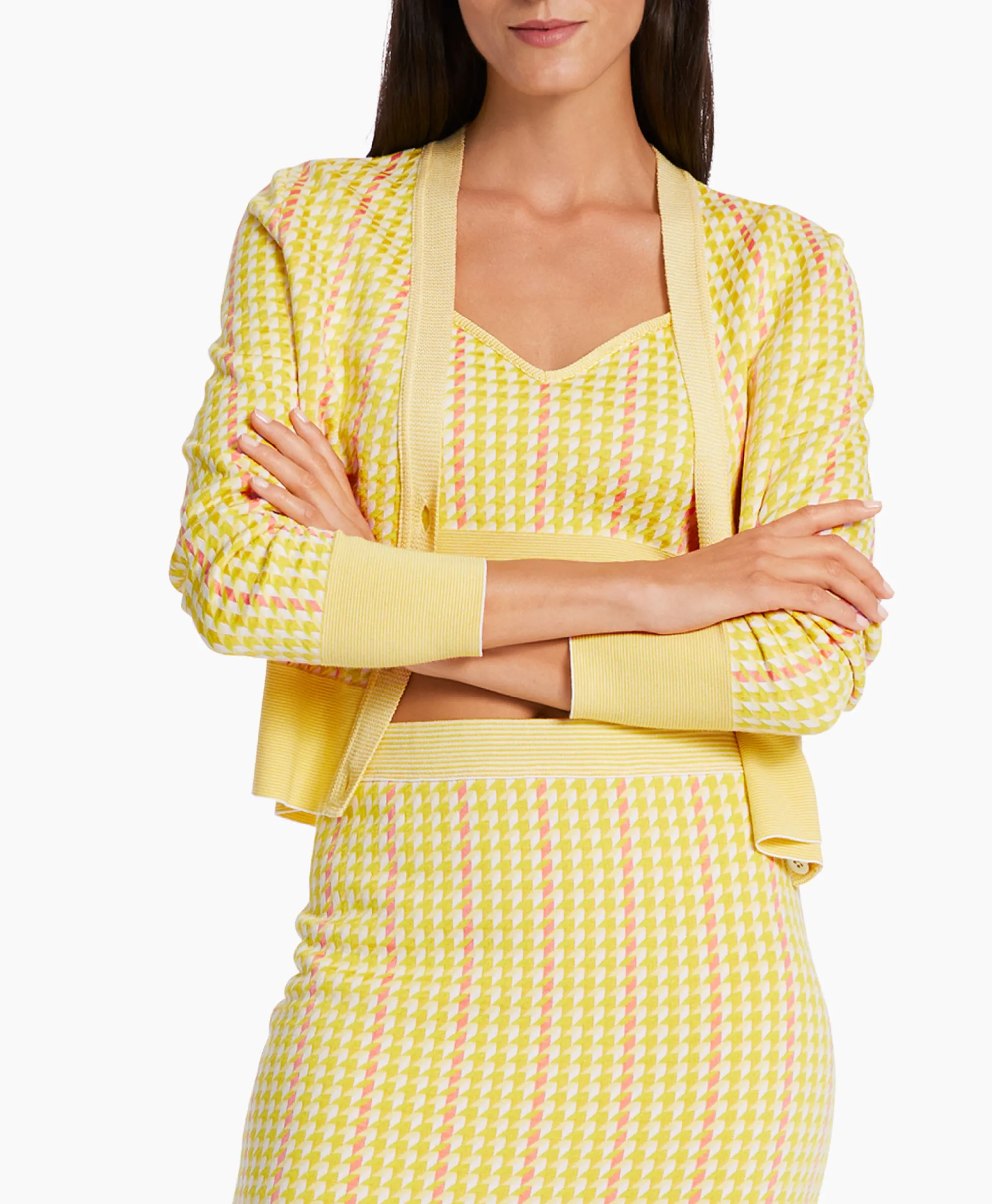 Sale Vest Wc 39.15 M33 Midden Geel Dames Vesten