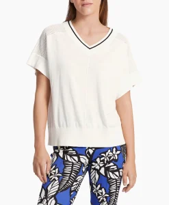 Marccain Sport Pullover Ws 41.24 M71 Off White*Dames T-Shirts & Tops