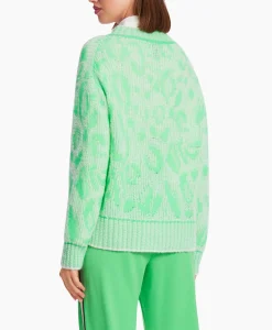 Hot Pullover Ws 41.03 M01 Groen Dames Truien