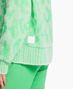 Hot Pullover Ws 41.03 M01 Groen Dames Truien