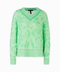 Hot Pullover Ws 41.03 M01 Groen Dames Truien