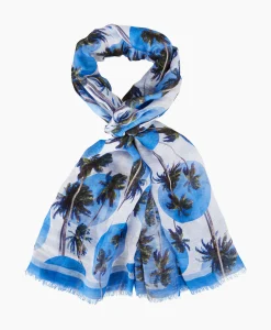 Online Shawl Ws B4.07 Z27 Donker Blauw Dames Sjaals