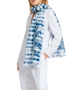 Marccain Sport Sjaal Us B4.07 Z27 Blauw*Dames Sjaals