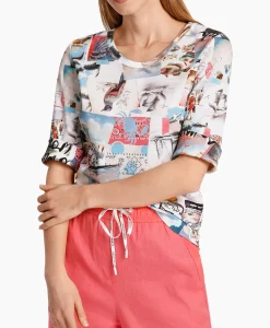 Outlet T-Shirt Ws 48.39 J66 Rood Dames T-Shirts & Tops